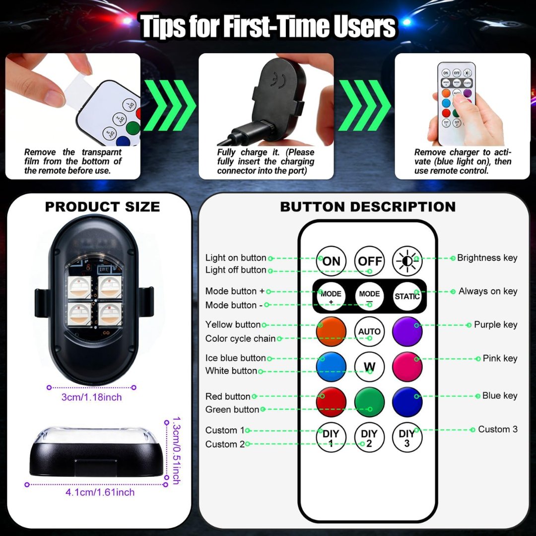 Rechargeable Wireless lights